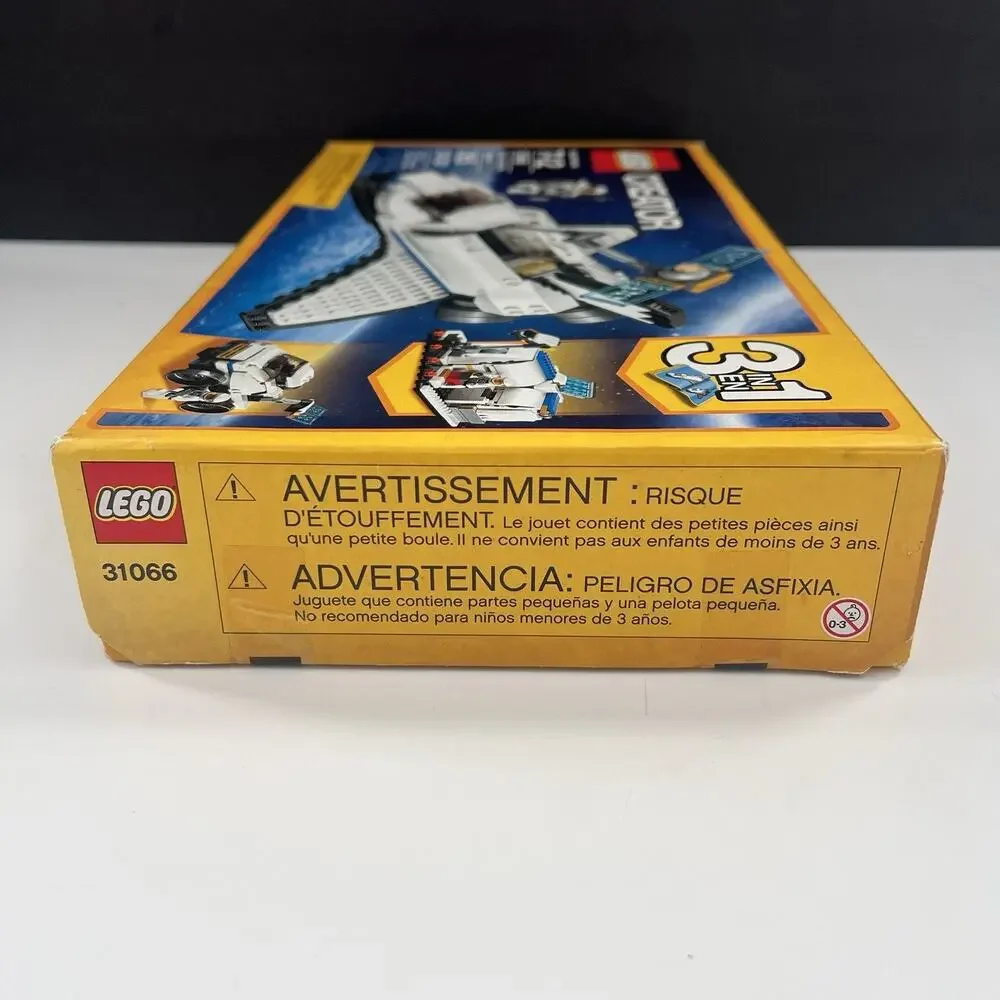 New Sealed 31066 Space Shuttle Explorer Creator 3 in 1 Rover Toy Building Set